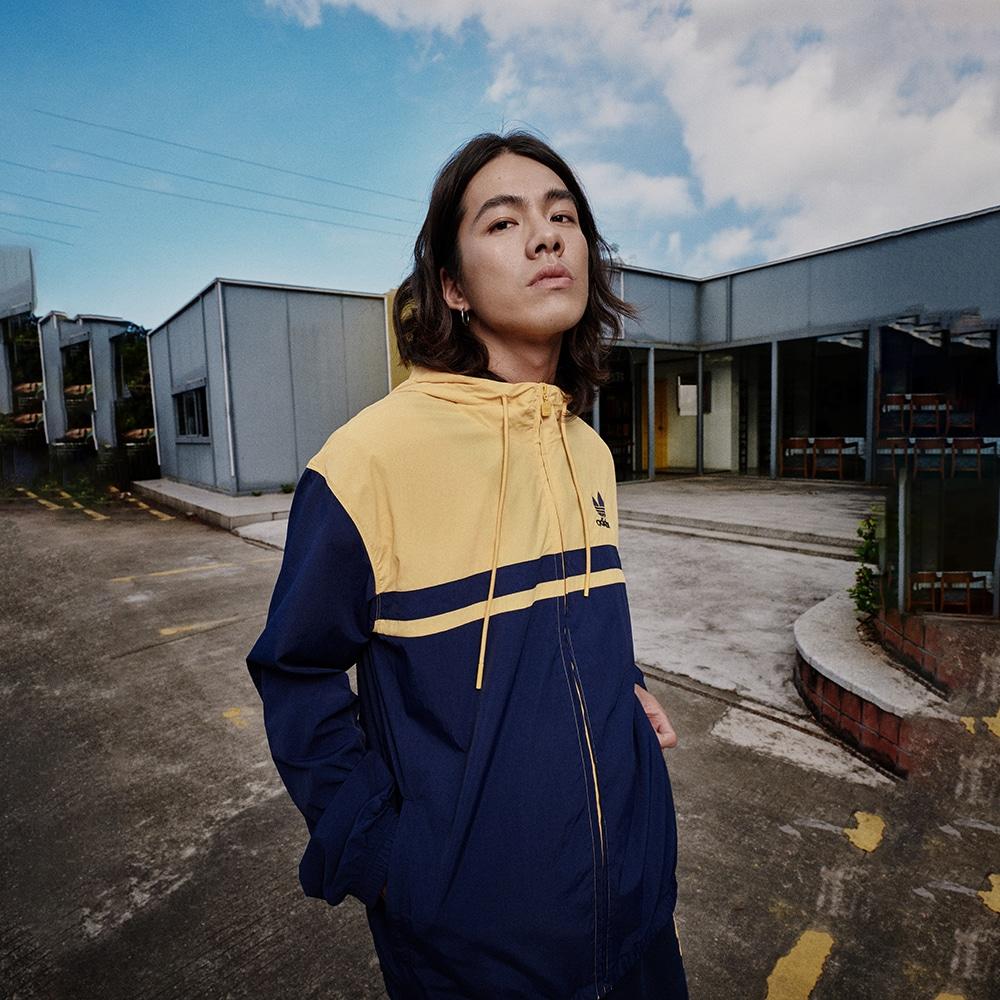 adidas Adidas Αντιανεμικό Μπουφάν Night Indigo Ανδρικό Streetwear IU0202