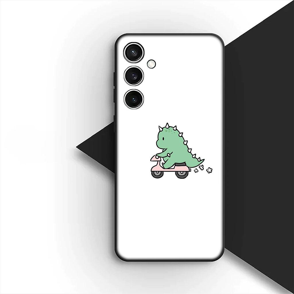 Phone Cover for Samsung Galaxy S22 S21 S20 FE Ultra Plus A07 A17 A15 A16 A25 A57 A37 Soft Silicone Case Wallpaper Dinosaurs
