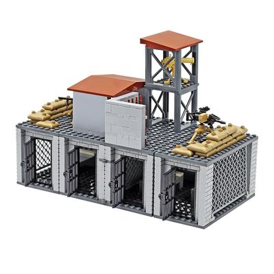 MOC Military Restricted Area Building Blocks Toys Transformed Weapons Bricks Toy Construction Blocks Toys for Boys Gifts