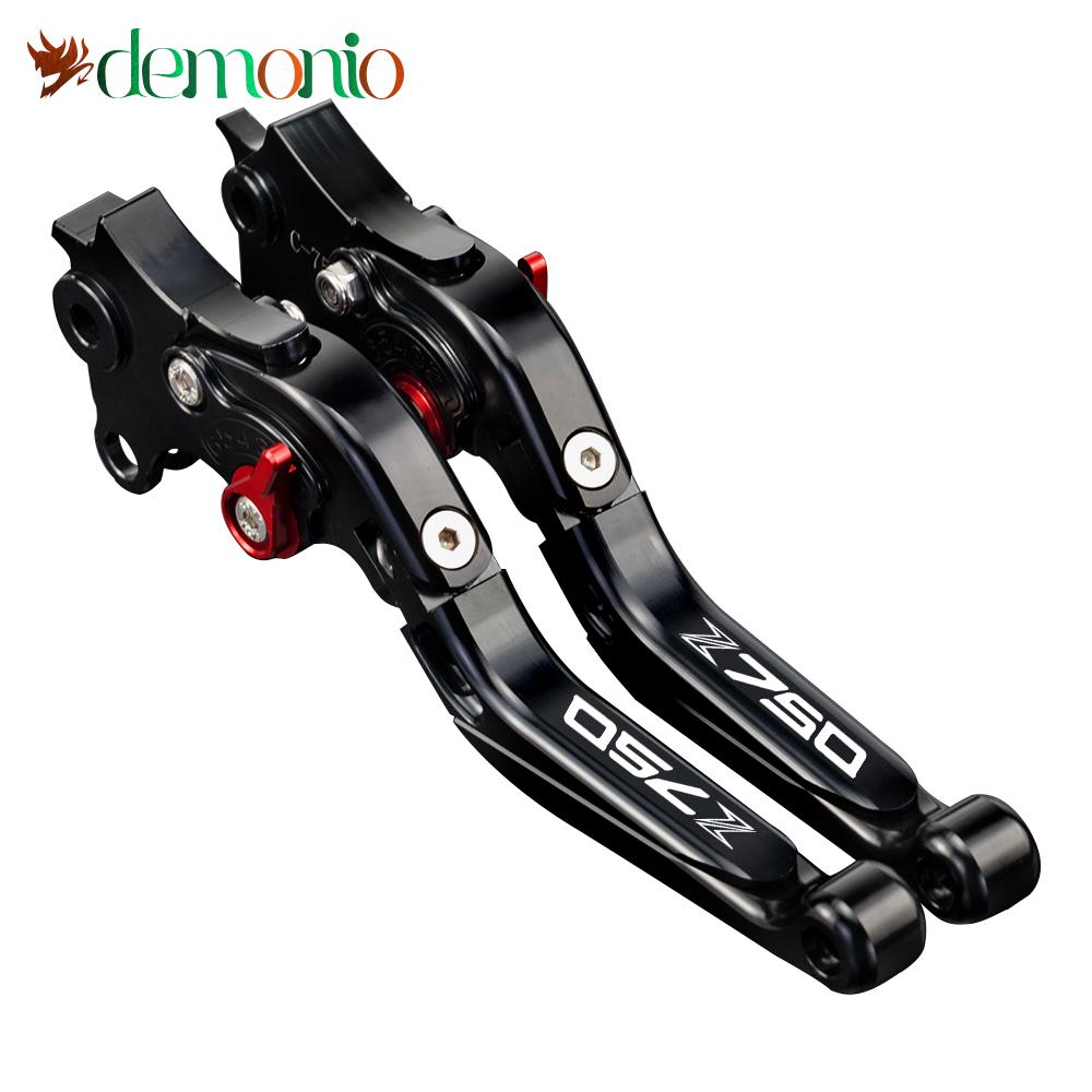 Motorcycle Adjustable Extendable Lever Brake Clutch Levers For Kawasaki Z750 2007 2008 2009 2010 2011 2012 Z 750