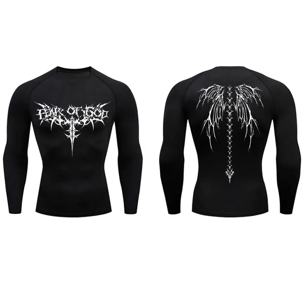 

Мужская футболка Muscle Fit Y2K Компрессионные футболки для спорта, тренировок, зала, бега, фитнеса, облегающая летняя спортивная одежда, топ XXXL