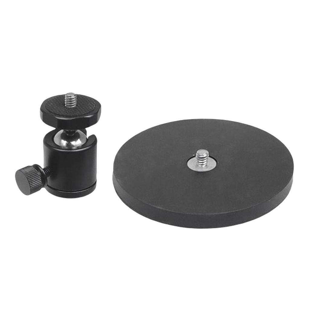 88mm Kamera-Stativ Magnetfuß mit Kugelkopf, Langlebige Aluminiumlegierung Premium für Action-Kamera