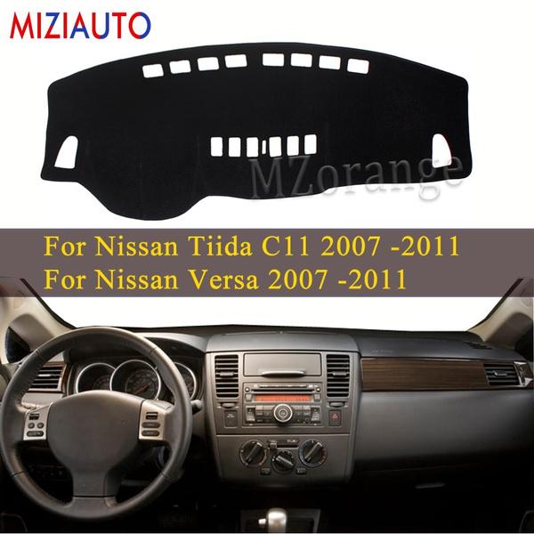 

Чехол на приборную панель автомобиля для Nissan Tiida C11 2007 2008 2009 2010 2011, коврик для приборной панели, солнцезащитный козырек, крышка приборной панели, платформа для инструментов