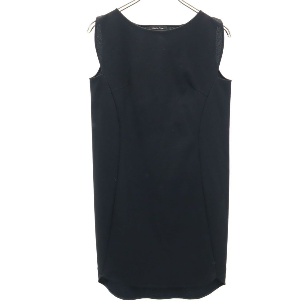 

YOKO CHAN made in Japan No sleeve mini dress 36 black Women Used