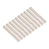 10Pcs RC Motor Shaft Rod Replacement 4mm Diameter Metal RC Car Brushless Motor Shaft Rod for RC Car Boat Airplane