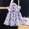 Floral A-line Dress, Stylish And Cute Princess Dress, Children's  Dress, Summer Dress, Children's Mid Dress