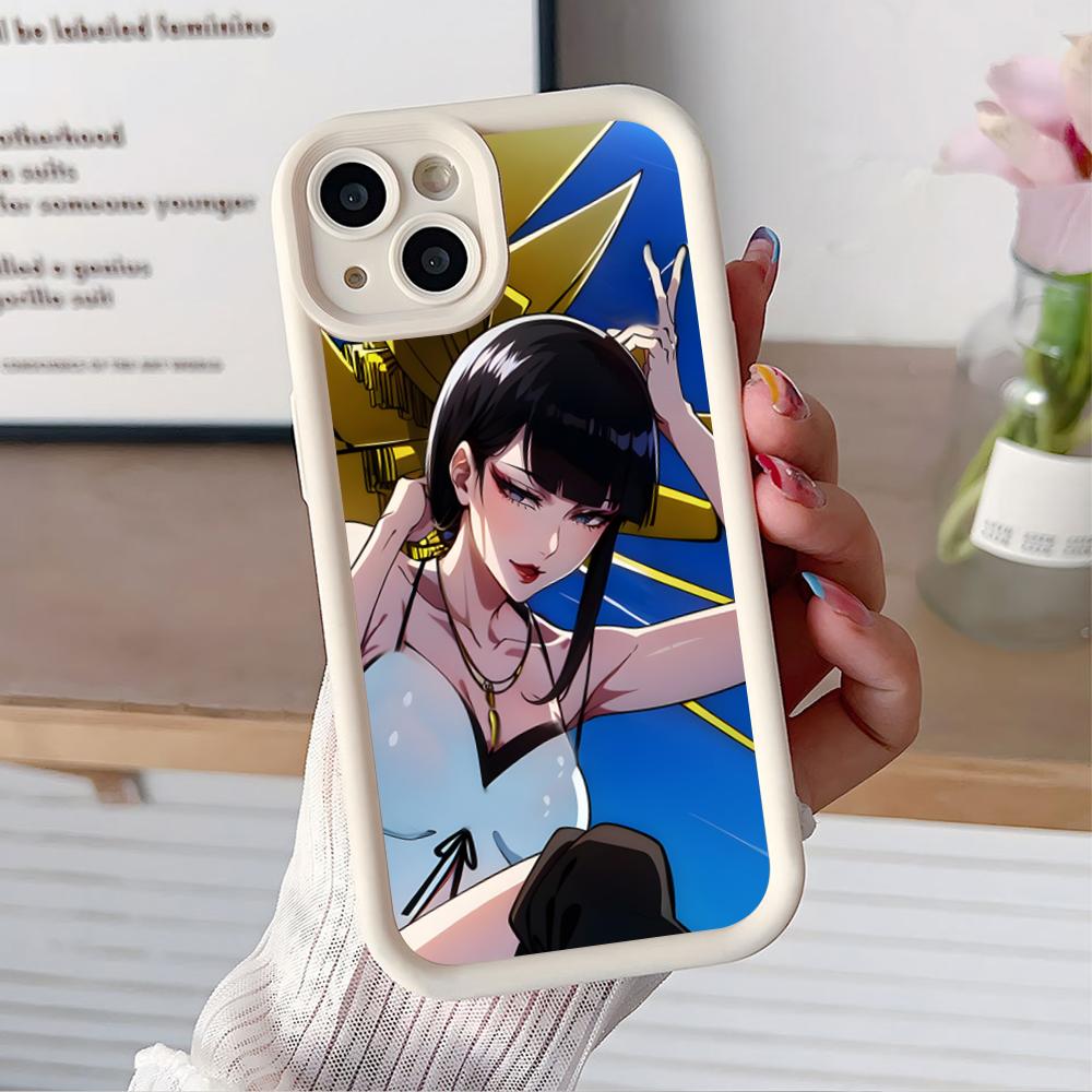 Senjumaru Shutara Phone Case for iPhone 17 16 15 14 13 12 11 Air Pro Max Plus White Soft TPU Shockproof Cover