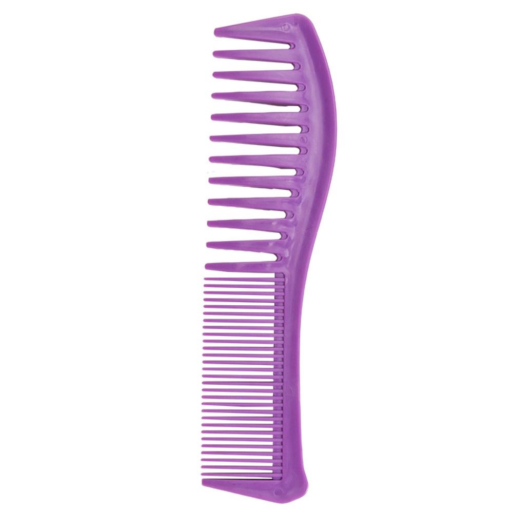 

Sparse and Dense Teeth Styling Comb PP Hair Brush Portable Fluffy Hair Comb фиолетовый