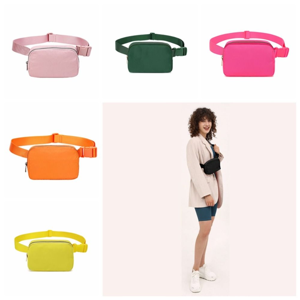 

Nylon Waist Bag Waterproof Belt Bag Shoulder Bag Fanny Pack Fitness