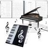Samkos Sheet Music A4 4 Holds 6 You Can Write On Sheet Music Without Taking It Electronic Piano Accessory File, Size, Non-Reflective, Sides, Pieces,