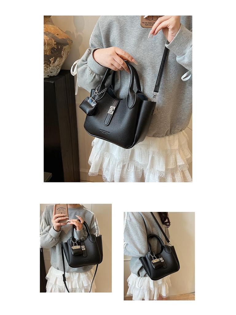2025 Frühling/Sommer Damen Stilvolle Koreanische Bucket Bag – Vielseitige Lässige Schulter- & Umhängetasche