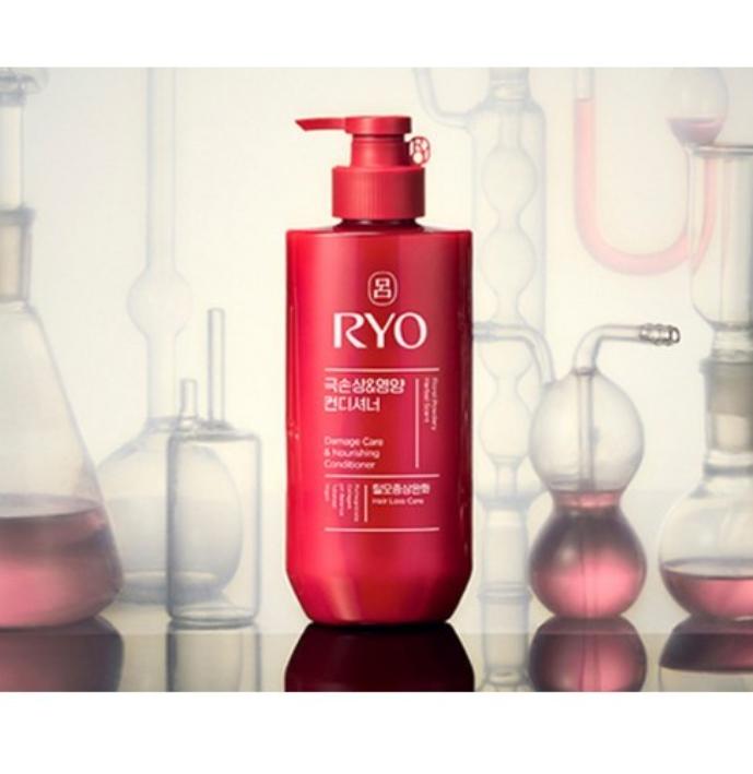 Ryo Hambit Damage Repair & Nourishing Conditioner 480ml – Hair Loss Relief, Floral Powdery Scent