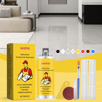 Multifunkční sada na opravu prasklin v dlaždicích a kameni Porcelánové dlaždice Žula Mramor Oprava třísek ve vaně a prasklin v umyvadle s nástrojem se super adhezí