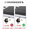 RuiMi Mini HDMI Adapter U Shape 8K Mini HDMI Male To Mini HDMI Female Converter 180 Degree Angled with LED Indicator 48Gbps Converter for TV Box
