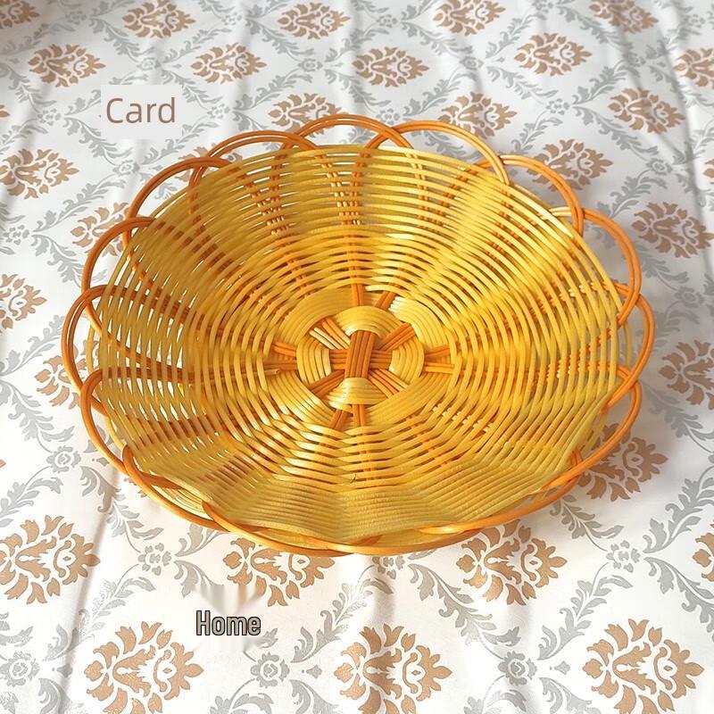 Melamine Woven Food Display Basket
