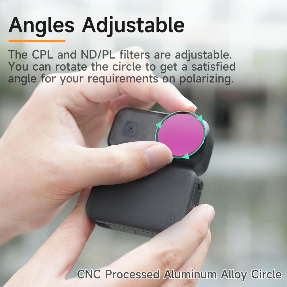 Adjustable Filters Set Action Camera Filters for DJI Osmo Nano Action Camera Accessories