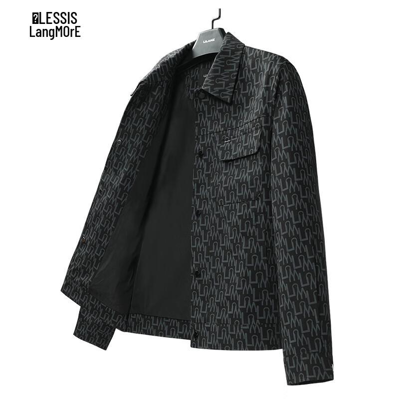 

Lilang Men s Full-Print Jacquard Jacket 3XL (185)