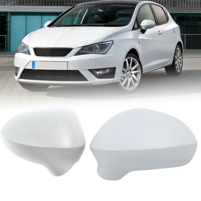 Car Primed Door Wing Mirror Cap Covers 1P0857537 For Leon MK2 1P Facelift Ibiza MK4 6J 6P 2008 To 2017