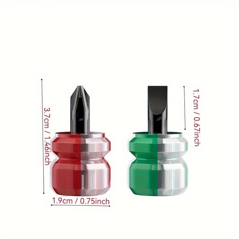 Ultra Short Cross Screw,mini Dual Use Screwdriver,mudguard,suitable for Crosshead and Flat Heads,The Design Has An Anti-s