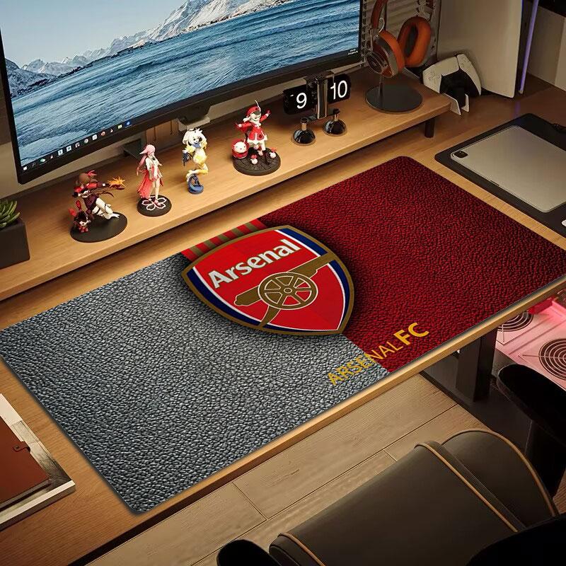 Arsenal F Large Size Mouse Pad Large Gaming Table Cushion Non-slip Laptop Tablet Big Mousepad XXL Mat Mini PC Playmat With Lock edge