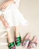 Elegant Winter Indoor Slippers: Embroidered Satin Cotton, Non-Slip Thick Sole, Plus Velvet Warmth for Men & Women
