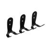 Black Stainless Steel Single Clothes Hook for Home, Hotel, or Bathroom Use