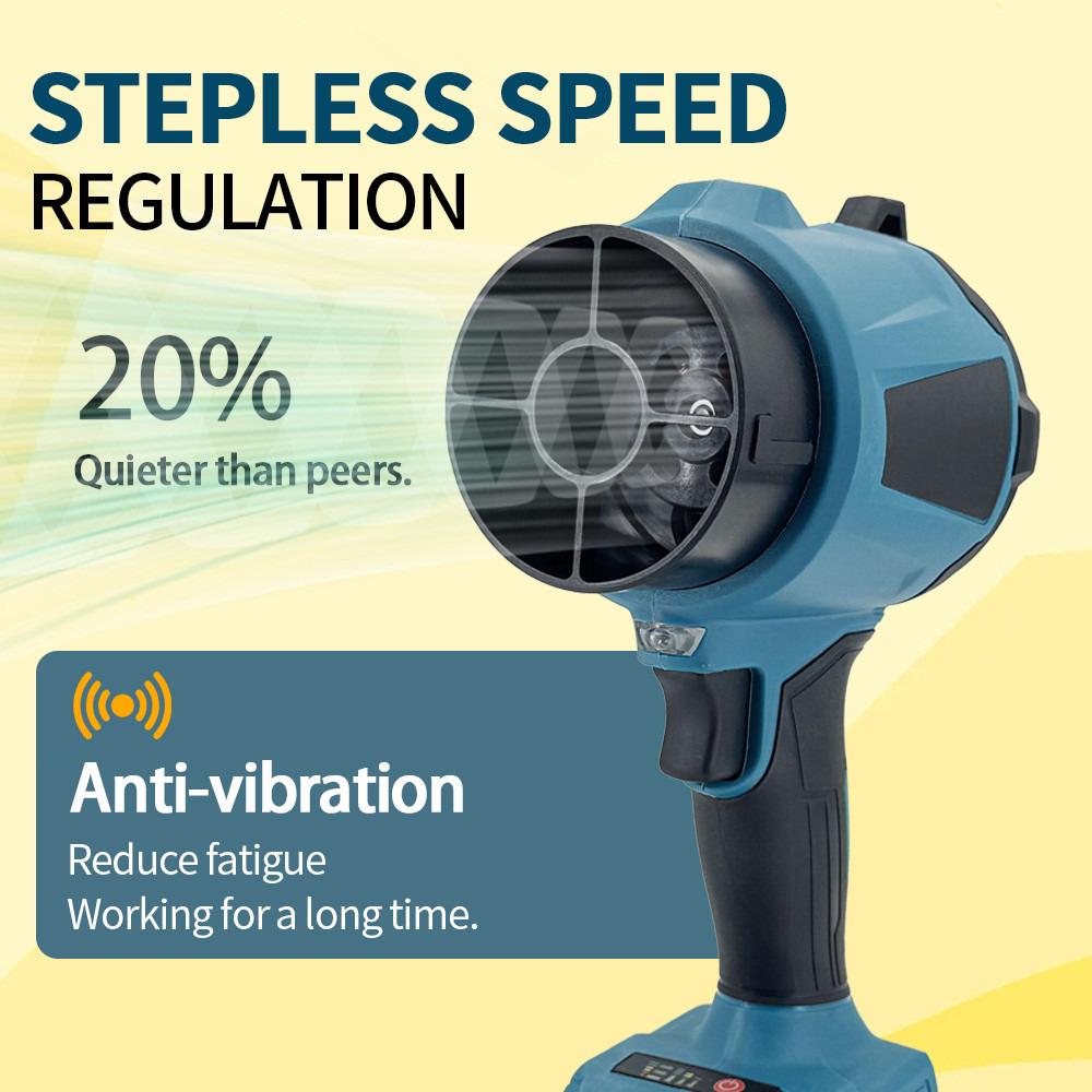 3000W Blowers 320000RPM Handheld Electric Jet Fan 450M/S Snow Leaf Dust Blowing Tool Powerful Brushless Turbo Fan