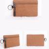 Hand-held Canvas Coin Purse with Key Ring Pouch Bag Cute Mini Coin Pouch  Bus Card