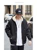 2024 Men's Thick Plush Lambskin Stand Collar Sweater Jacket