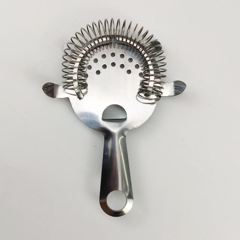 1Pcs Stainless Steel Ice Filter Cocktail Strainer Shaker Mixed Drink Wine Cup Ice Filter Bartender Professional Bar Tools