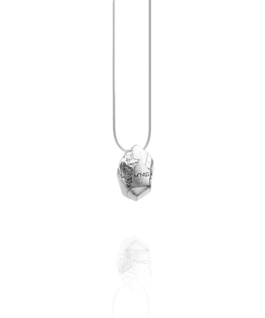 Manig Cragg P Silver Necklace