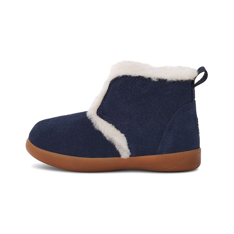 

UGG Daden Comfortable Durable Fleece Lined Zipper Snow Boots Kids boots Navy-Blue 1120957T-NSD 26