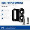 Road Bike Front Repair Plate, Metal Fixing Mount Part with Two Countersunk Openings for Daily Use, Service, Mount Care, and Repair Work