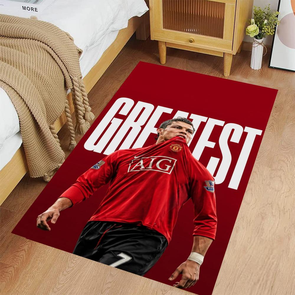 Cristiano Ronaldo Floor Rug Office Rug Design For Entryway Dormitory Game Room Decorate Room Antislip Rug Decorate Offices Perfect Gift For Womenmen