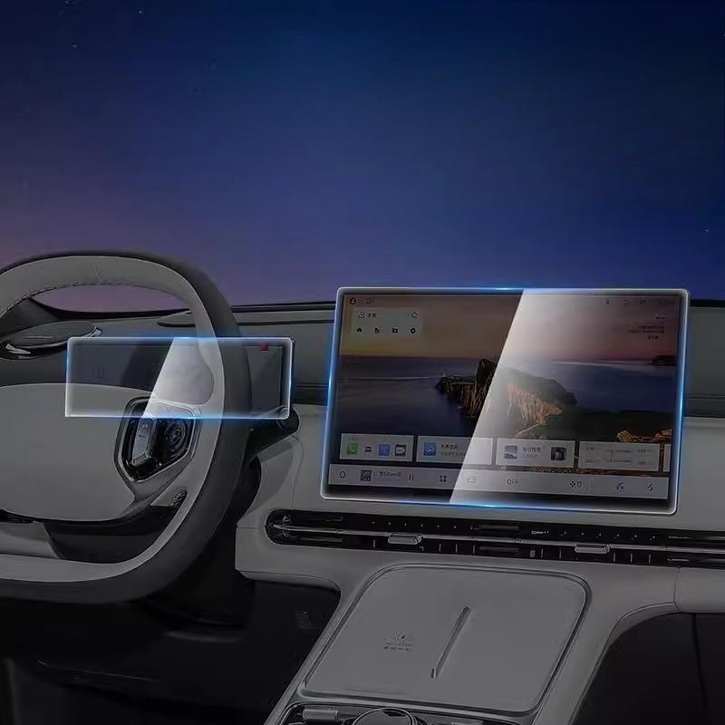 For GEELY GALAXY STARSHIP 7 EM-i Screen Tempered Film trument Central Control Navigation Protective Film Interior Accessories