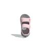 Adidas Swim Space Leather Non-Slip Shock Absorbing Low-Top Walking Shoes Baby Shoes Pink Gray FY8065