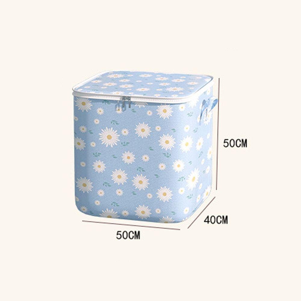 Mit Griffen Aufbewahrungsbehälter für Kleidung Gänseblümchen Aufbewahrungsbehälter Große Kapazität Steppdecken-Aufbewahrungstasche