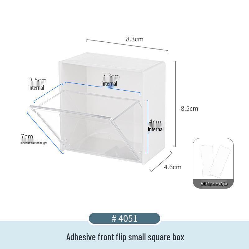Wall-Mounted Bathroom Mirror Cabinet with Shelf for Cosmetics and Toiletries