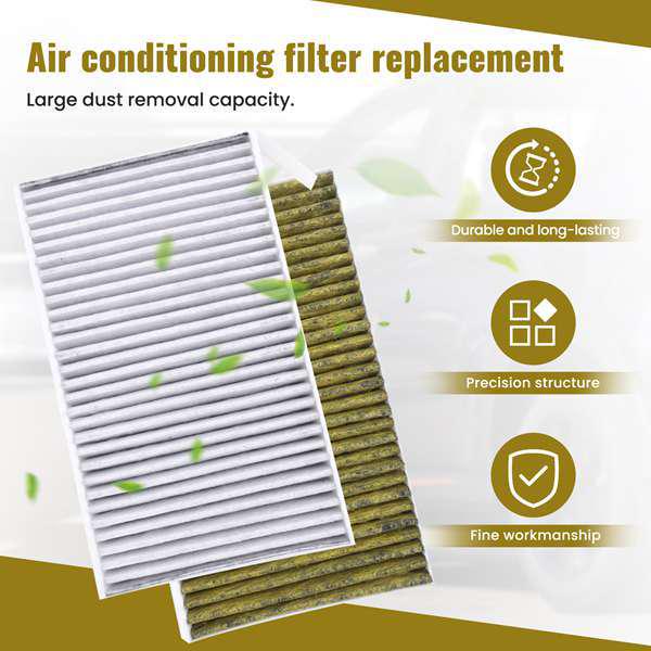 Pair of Air Conditioning Filters for Tesla Model 3 & Y None