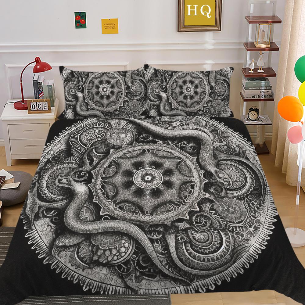 Mode-Design Gedruckt Bettwäsche Abdeckung Cool Home Bettwäsche Doppel Größe Hohe Qualität Kissenbezug Mann Heimtextilien