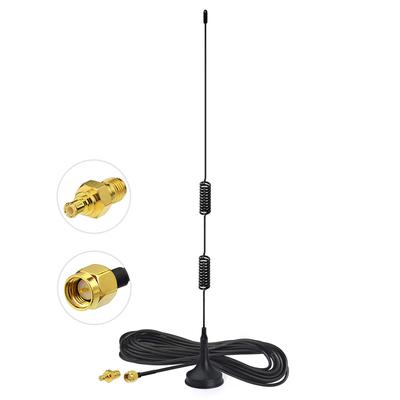 Bingfu Double Bande 978MHz 1090MHz 6dBi Base Magnétique SMA Mâle MCX Antenne Aviation Double Bande 978MHz 1090MHz Récepteur RTL SDR Radio Logicielle USB