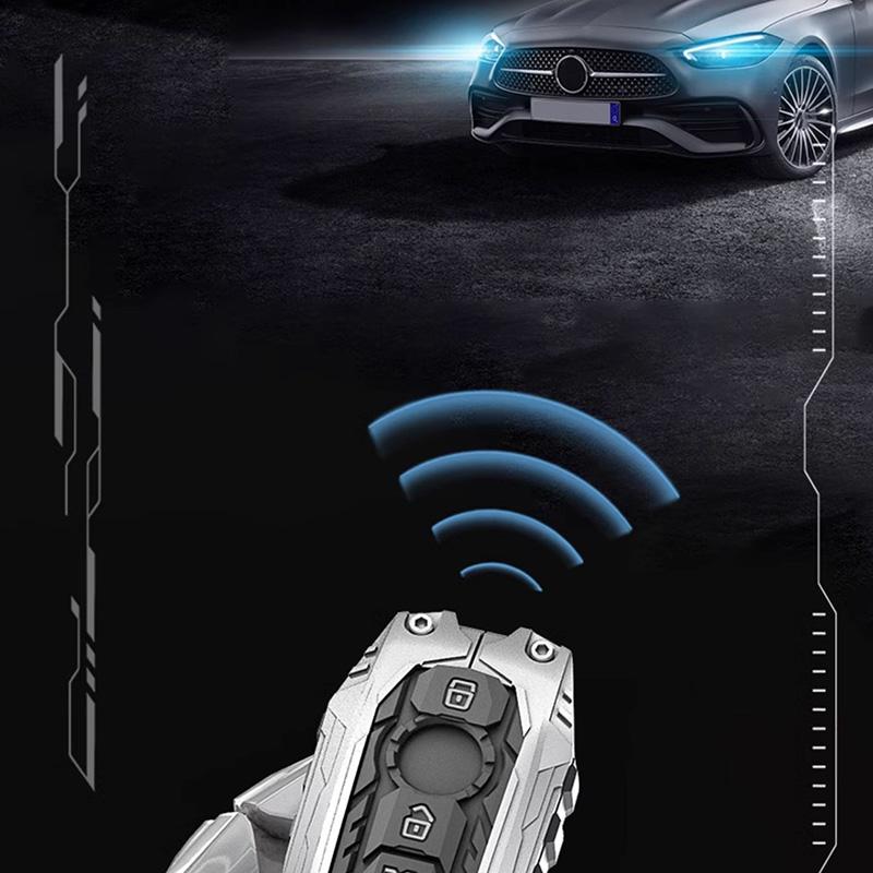 Bilnyckelfodral i zinklegering för Mercedes Benz ESG-klass GLC CLE CLA GLB GLS W177 W205 W213 W222 X167 AMG E200 E260 Skalfob