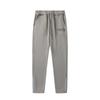 Mens Oversized Hooded Sweatshirt Jogger Pants Set With Embroidered Lettering Soft Fleece-Lined Cotton Blend Casual