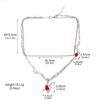 Game Love And Deepspace Sylus Necklace Cosplay Props Collarbone Necklace Unisex Heart Pendant Jewelry Choker Accessories Gift