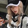 Y2K Letter Peaked Cap Embroidery Visors Snapback Cap Retro Vintage Baseball Cap  Streetwear
