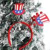 Patriotic Headbands Hair Accessories Veterans Party Favors Set Of 7 Patriotic Hair Hoops For 4th Of July Memorial Veterans