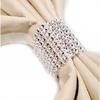 1PC European Hollow Mesh Drill Napkin Buckle Plastic Napkin Ring Wedding Festival Hotel Dining Supplies