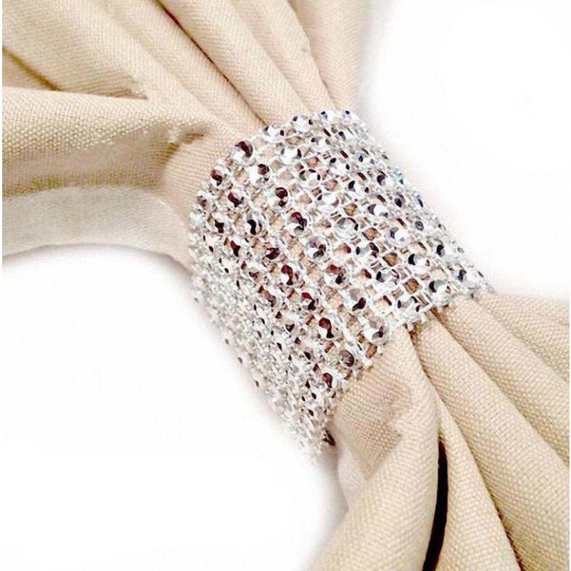 1PC European Hollow Mesh Drill Napkin Buckle Plastic Napkin Ring Wedding Festival Hotel Dining Supplies