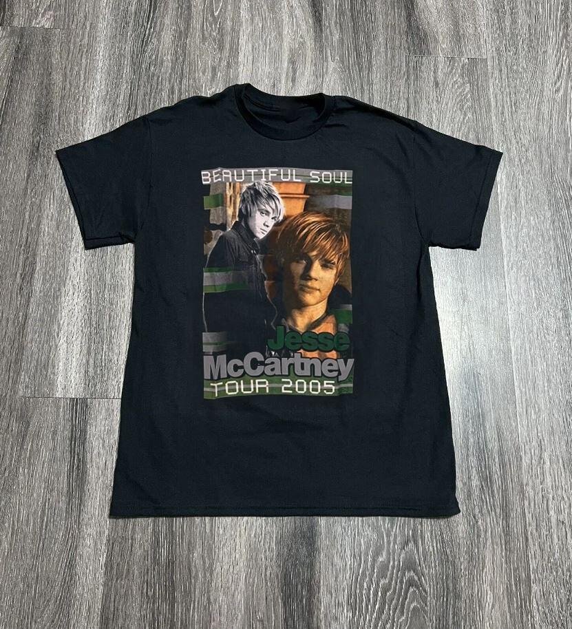 Jesse Mccartney Beautiful Soul Tour Unisex Shirt Cotton Gift Tee UU332 Unisex T-Shirt XXXXL