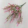 Lifelike Artificial Lavender Fake Flower Safe BPA-free Plastic Faux Plant 34cm 1Pcs for Wedding Home Coffee Table Decor